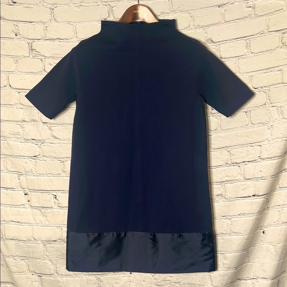 Ann Mashburn Navy Blue Short Sleeve Elegant Dress Size X-Small